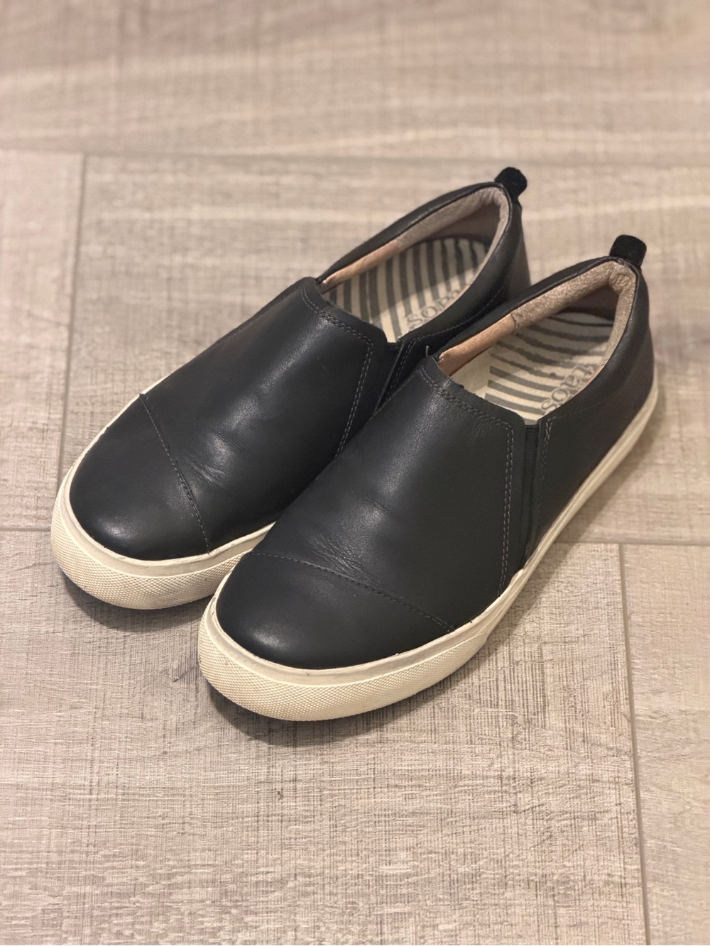 TAOS Footwear - Twin Gore Lux Leather slip-on sneakers